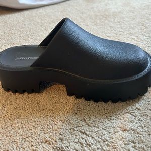 Size 8 Black Jeffrey Campbell Clogs